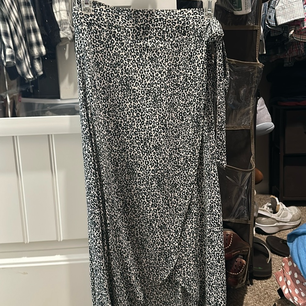 American eagle midi wrap skirt